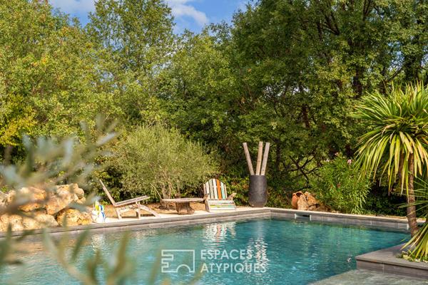Villa provençale avec piscine et studio
