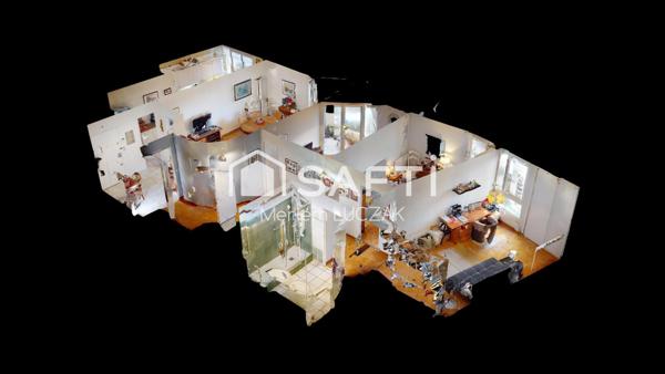 RARE À POISSY – 96 m² lumineux, 3 chambres, terrasse, parking, cave, à deux pas de la gare.