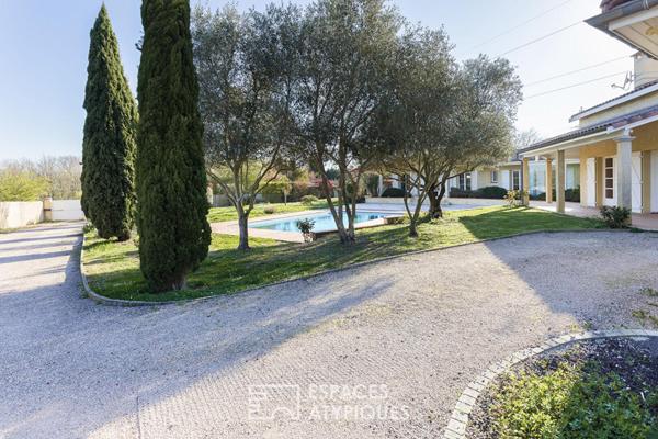 Villa aux notes méditerranéenne avec piscine à Muret