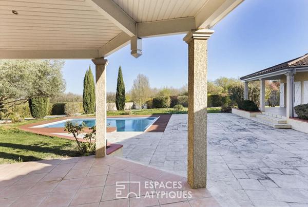 Villa aux notes méditerranéenne avec piscine à Muret