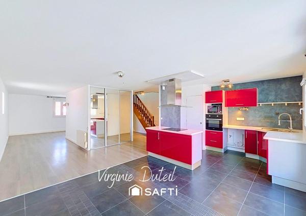 DUPLEX FAMILIAL – 3 CH – BALCON – PARKING EN S/SOL
