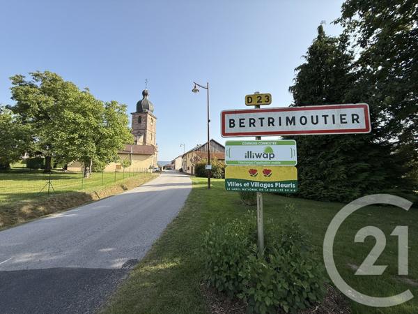 Terrain à vendre  1000 m2 BERTRIMOUTIER - 88