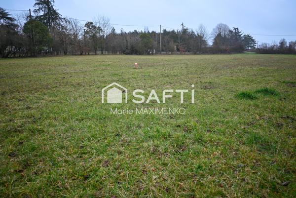 Terrain constructible de 673m² aux portes de Niort