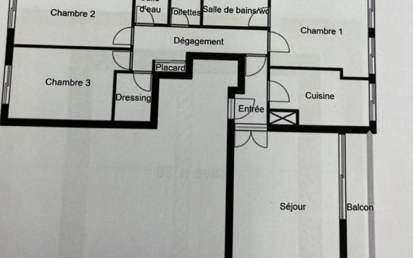 Appartement à vendre    4 pièces • 89,33 m2 Paris 20