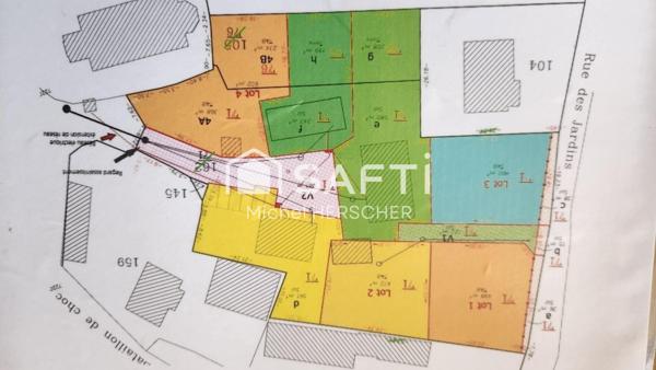 Durrenentzen Terrain de 594 m² libre constructeur