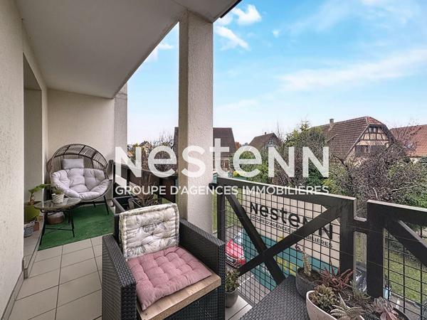 Appartement 2 pièces - 48m² - Garage et Balcon