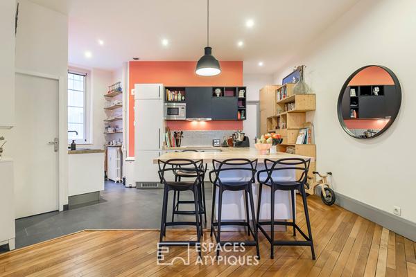 Ancien rénové à deux pas du métro