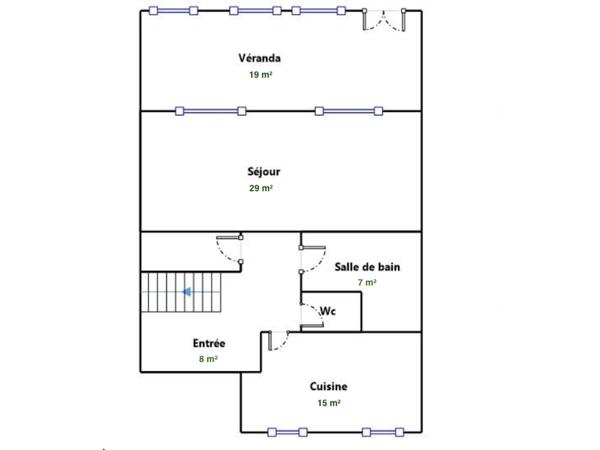 Maison 7 pièces - 153 m²