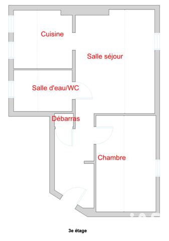 Appartement à vendre 2 pièces 24 m² Strasbourg