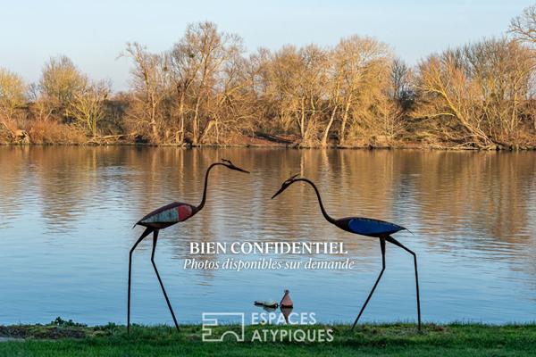 Magnifique propriété sur pilotis au style californien sur les bords de Seine
