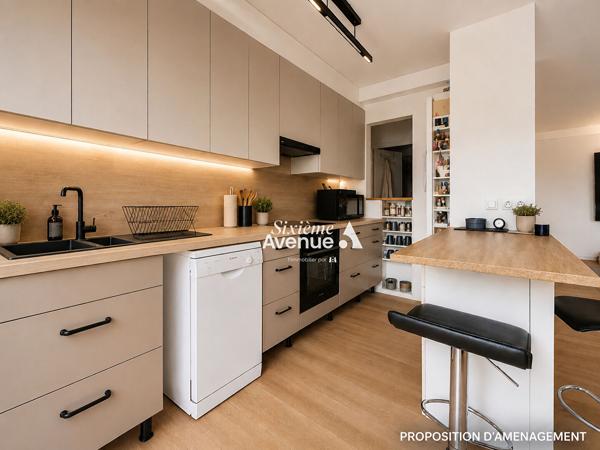 Appartement 2 pièces 49.33 m2