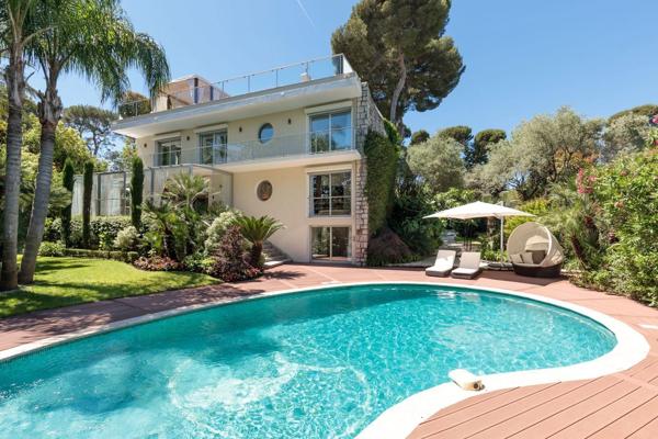 Cadre privilégié au Cap d’Antibes, proche plage Keller, vue mer et montagnes