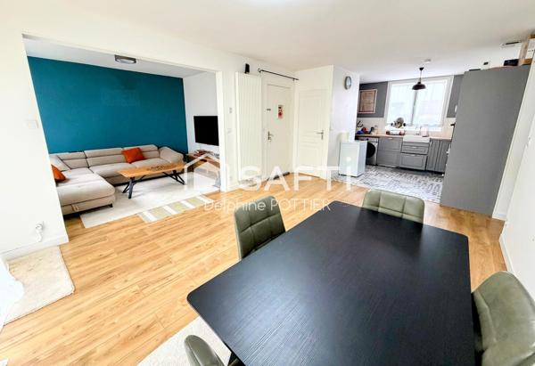 Maison de 65m2 mitoyenne d'un côté