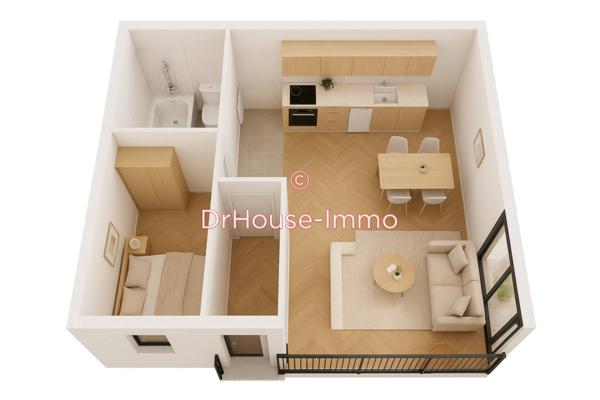 Appartement à vendre 2 pièces de 45 m²