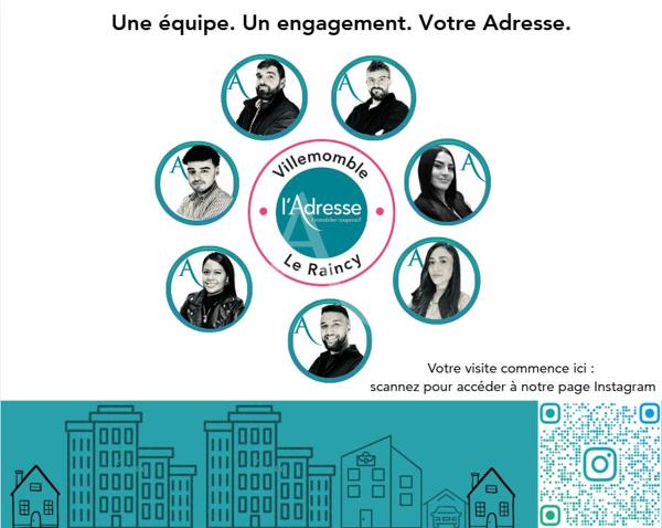 VILLEMOMBLE, QUARTIER DE L'ÉGLISE, APPARTEMENT FAMILIAL AVEC TERRASSE ROOFTOP, BALCON FILANT, BOX ET VUE DÉGAGÉE, 93.8 m2