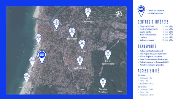 Appartement à vendre 3 pièces 73 m² Capbreton