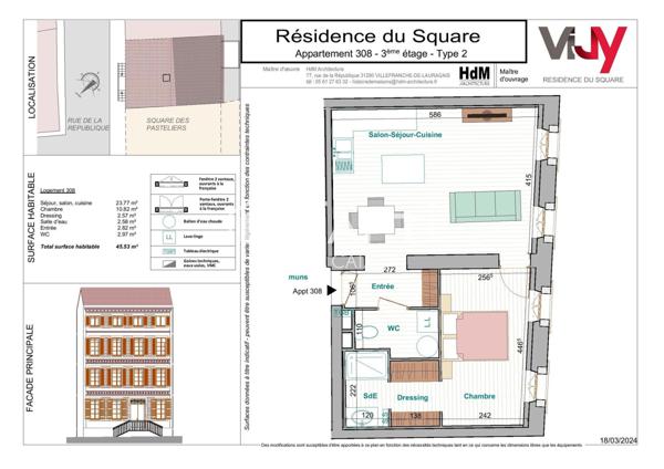 Appartement de standing en centre ville
