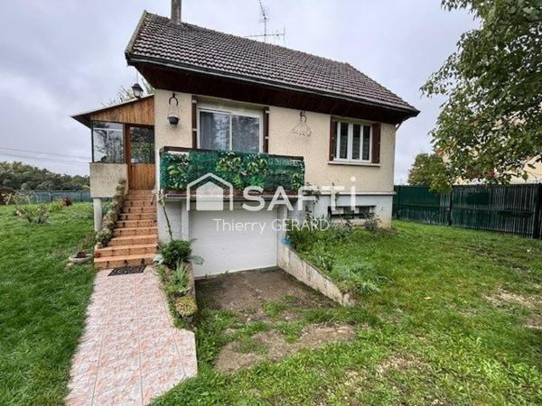 Maison sur sous-sol ,au calme ,dans la commune de champignelles a quelques minutes a pieds du centre du village .