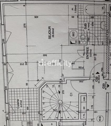 Appartement 2 pièces - 44 m²