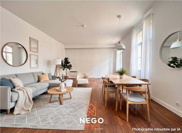 Appartement haussmannien hyper centre Angers