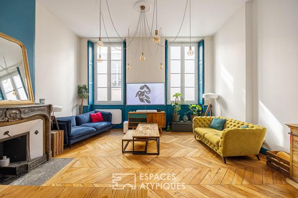 Appartement entièrement rénové par un architecte à quelques pas de la Place Bellecour