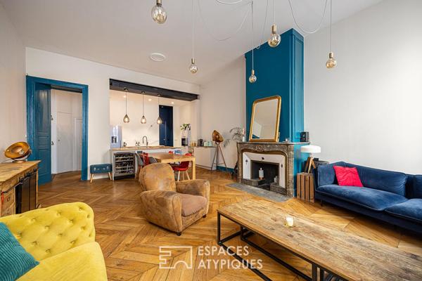 Appartement entièrement rénové par un architecte à quelques pas de la Place Bellecour