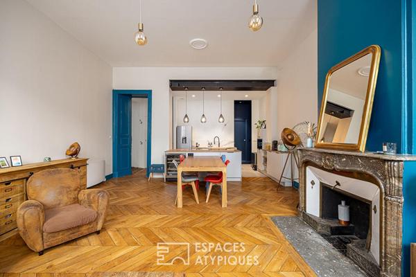 Appartement entièrement rénové par un architecte à quelques pas de la Place Bellecour