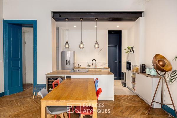 Appartement entièrement rénové par un architecte à quelques pas de la Place Bellecour