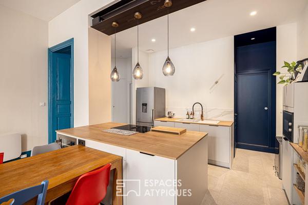 Appartement entièrement rénové par un architecte à quelques pas de la Place Bellecour