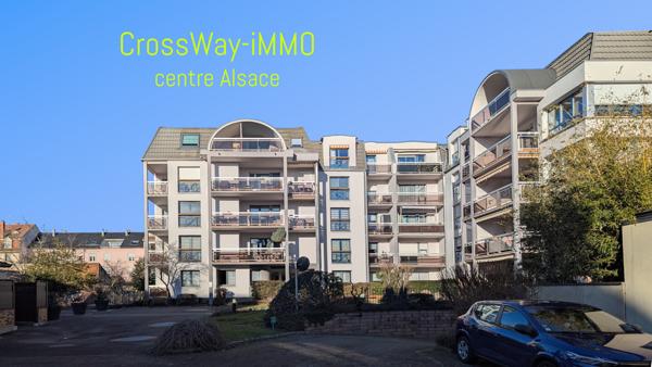 Lumineux T3 2ème étage avec balcon, cave et garage 157 000 €