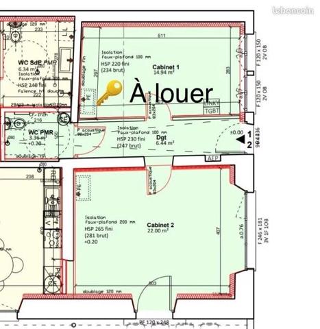 Location Local commercial 1 pièces 14 m2 à Revel