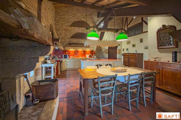 Propriété en pierre 165m2 avec piscine, garages