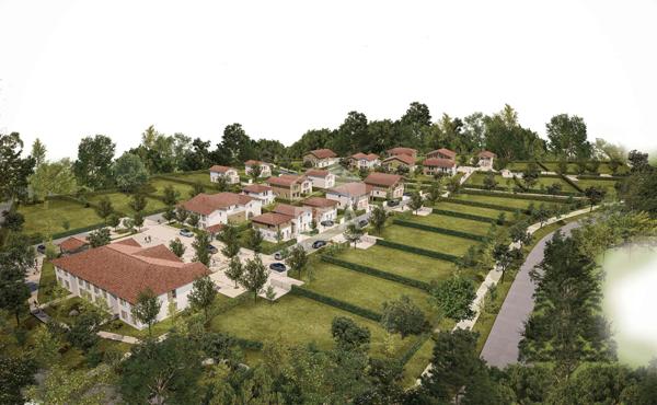 SEIGNOSSE BOURG - Terrain à bâtir de 611 m²