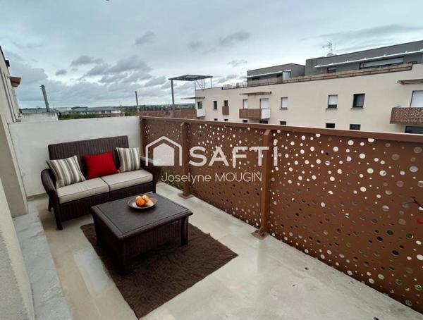 Amiens, quartier square Friant les 4 chênes, appartement T2 avec stationnement.