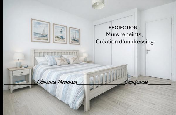 Maison à vendre 4 pièces de Plain-Pied avec Véranda - 2 chambres - Garage et Carport 85800 LE FENOUILLER