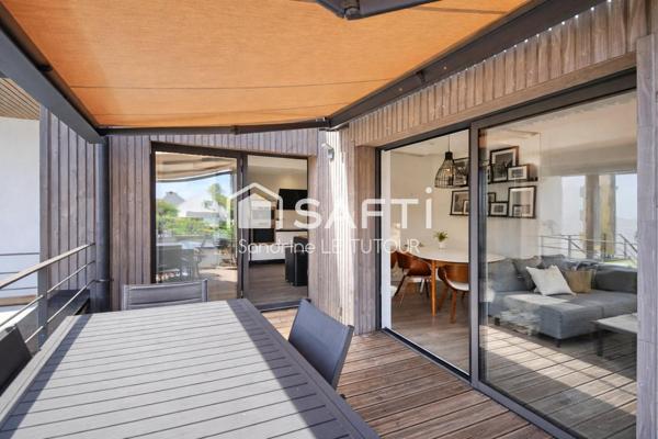 Appartement T4 en duplex avec terrasse et garage
