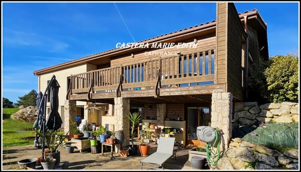 Maison 6 Pièces 178 M²+ Garage + jardin - Vue Pyrénées - ORDAN LARROQUE (32)