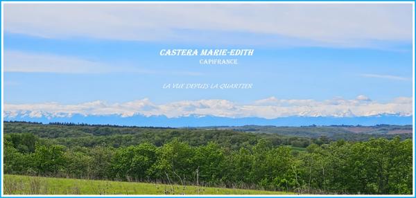 Maison 6 Pièces 178 M²+ Garage + jardin - Vue Pyrénées - ORDAN LARROQUE (32)