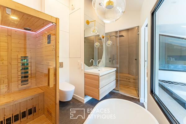 Duplex contemporain avec balcon dans un ancien hôtel particulier, aux portes de l’Île Seguin