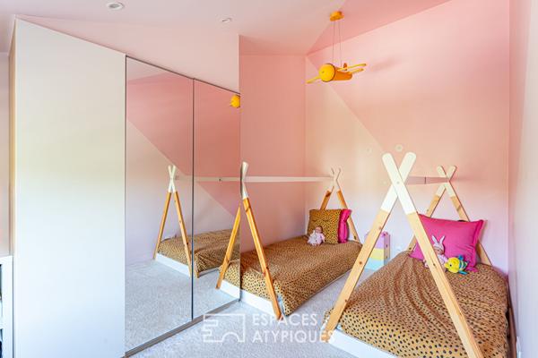 Duplex contemporain avec balcon dans un ancien hôtel particulier, aux portes de l’Île Seguin