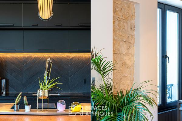 Duplex contemporain avec balcon dans un ancien hôtel particulier, aux portes de l’Île Seguin