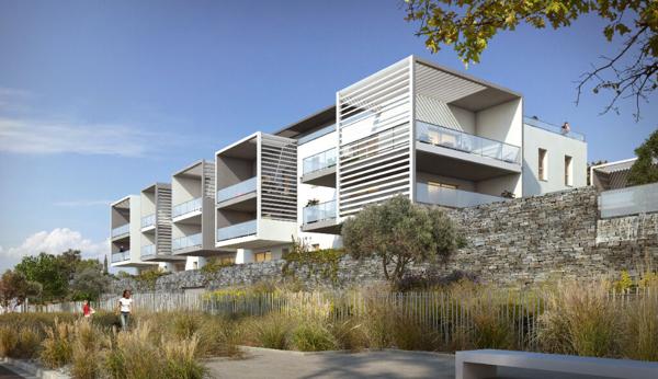 Béziers, proche tous commerces , T2, T3 neuf Décembre 2022 avec parking et piscine privée.