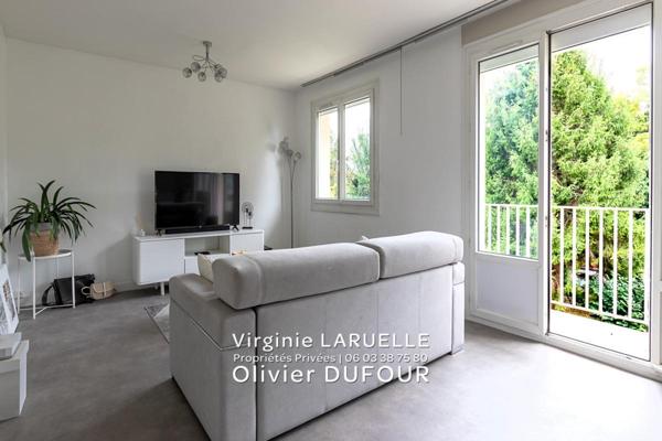 ROUEN Appartement avec balcon 2 chambres cave et place parking + garage