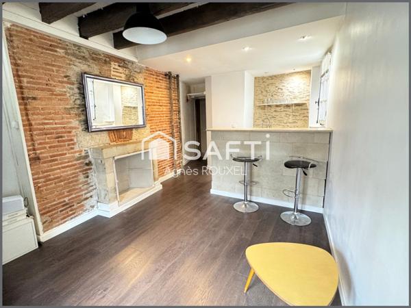 CHARME ET CACHET POUR CE T2 DUPLEX EN PLEIN COEUR DE VILLE DE NANTES