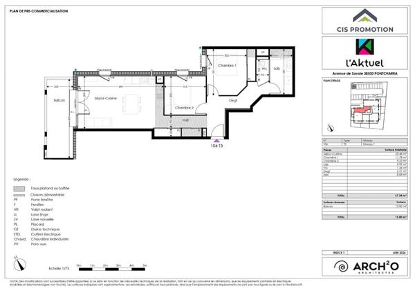 Appartement à vendre à Pontcharra (38530)