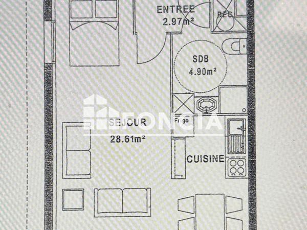 À vendre Studio 36.48 m² - Amiens 80000