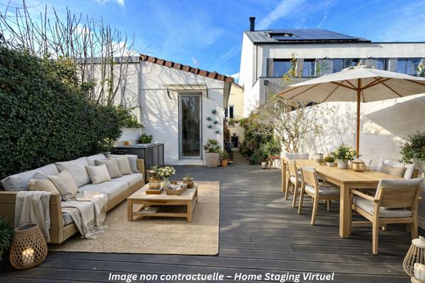 Nanterre, Mont Valérien - Maison familiale rénovée avec jardin et terrasse