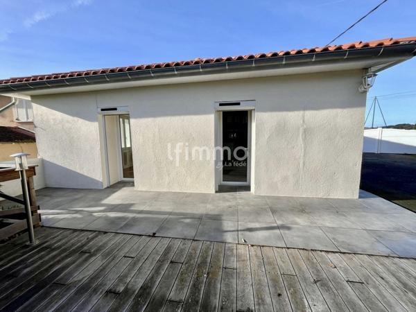 Maison confort avec cave de grande surface et hangar