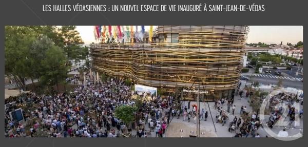 Maison à vendre  2 pièces - 40,48 m 2   ST JEAN DE VEDAS  - 34