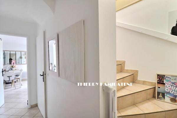 COTEAUX LIMITE SANNOIS DERNIER ETAGE TRES BEL APPARTEMENT DUPLEX TERRASSE 4 PIECES 80M2 3 CHAMBRES DOUBLE PARKING EN S/SOL